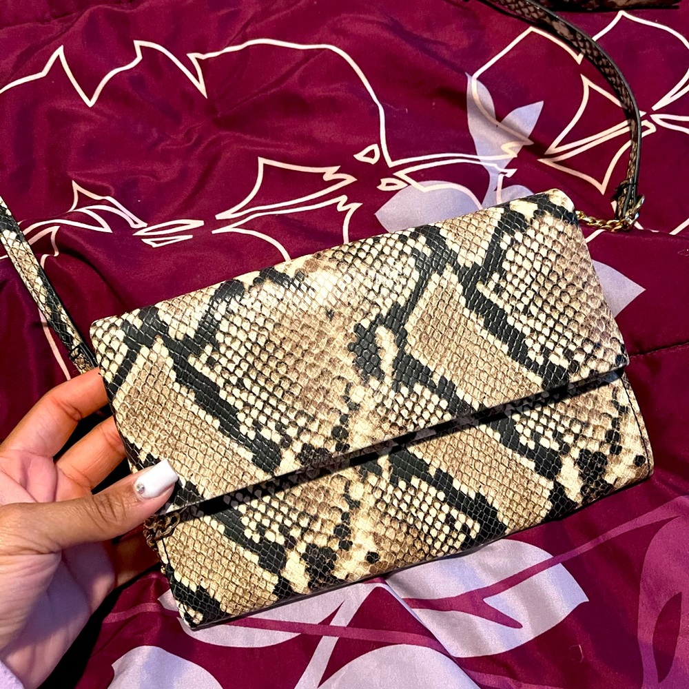 Snake skin purse